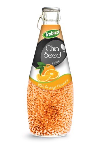 290ml chia seed drink with Orange Flavour